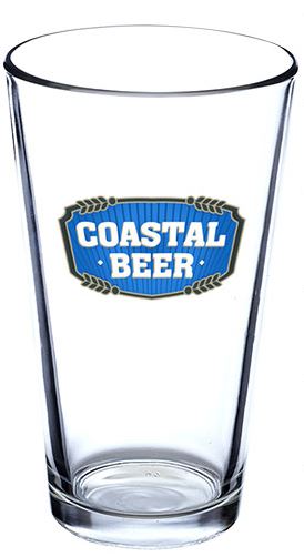 Economy 16 oz Pint Glass - As Low as $1.61 per Glass- Free Setup main image